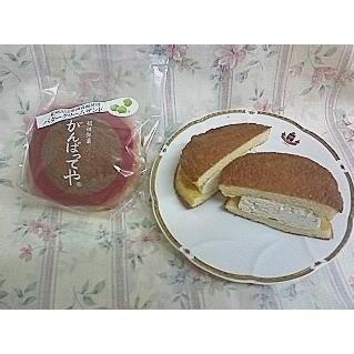 写真：根性銘菓がんばってや バタークリームサンド梅