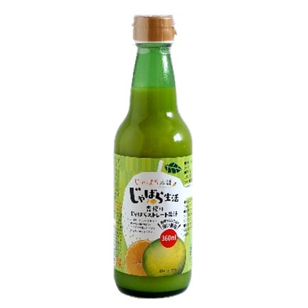 写真：青搾りじゃばらストレート果汁360ml